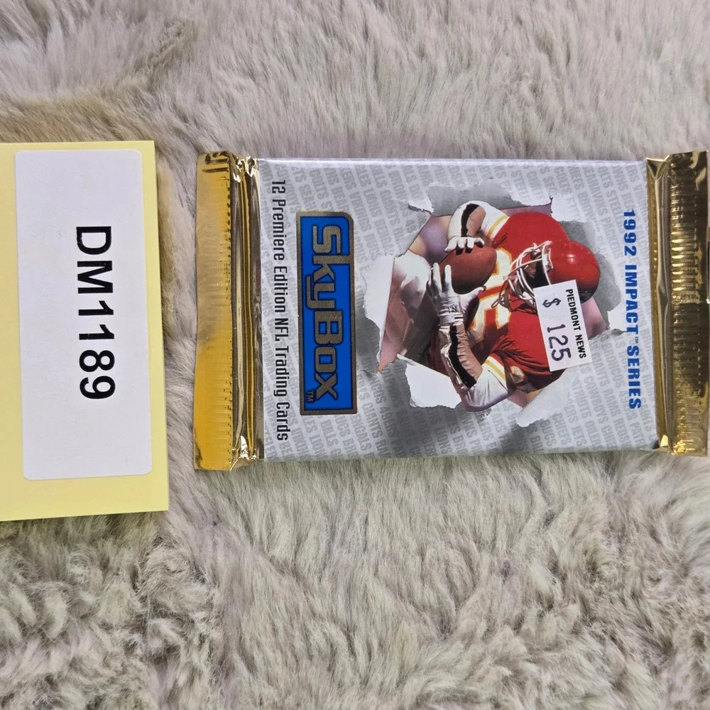 Lot of 3 1992 SkyBox Impact Premiere Edition NFL Football Sealed Packs
